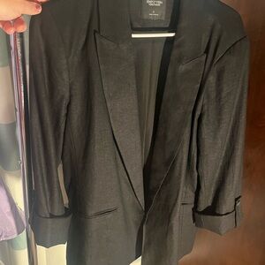 Simply Vera Vera Wang Charcoal Blazer